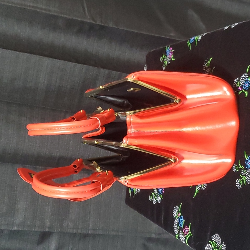 Vintage red handbag - Picture 10 of 10